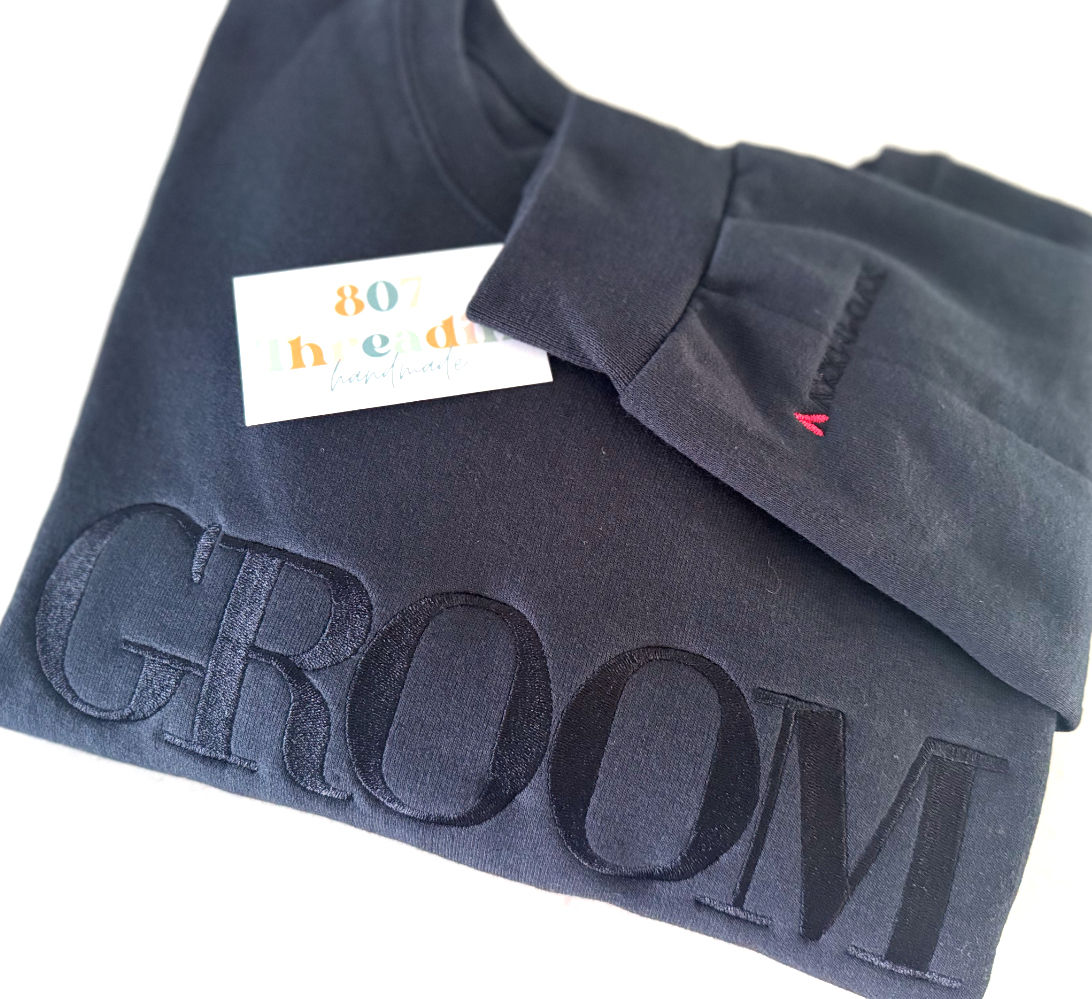 GROOM Embroidered Sweater