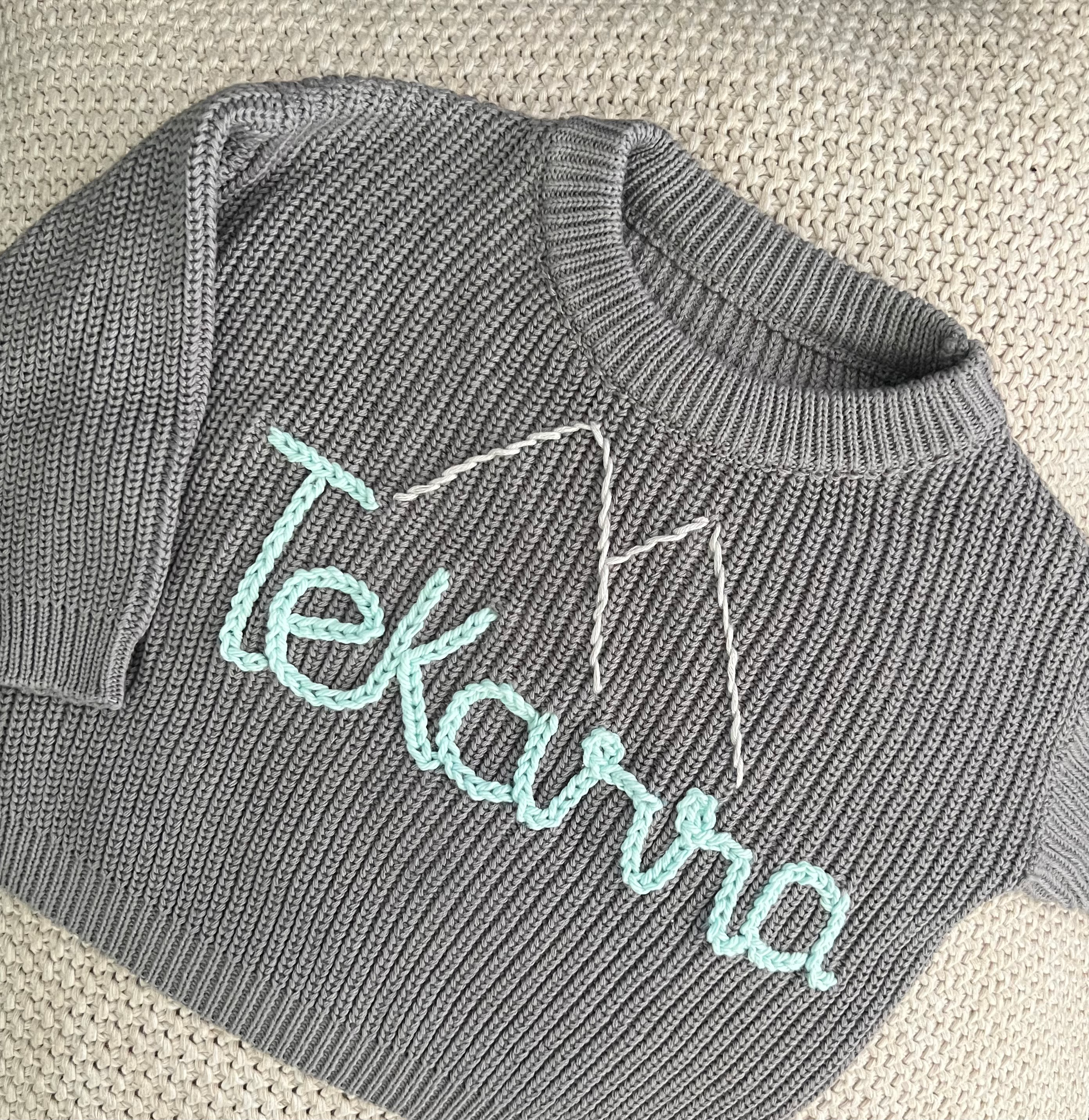 Custom Sweater in Gray