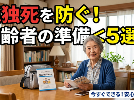 〈孤独〉孤独死を防ぐには事前の準備が必要です?