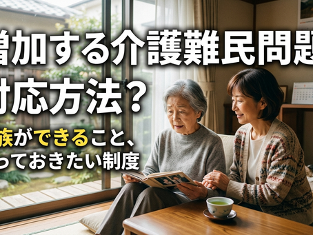 <難民>増加する介護難民問題への対応方法?