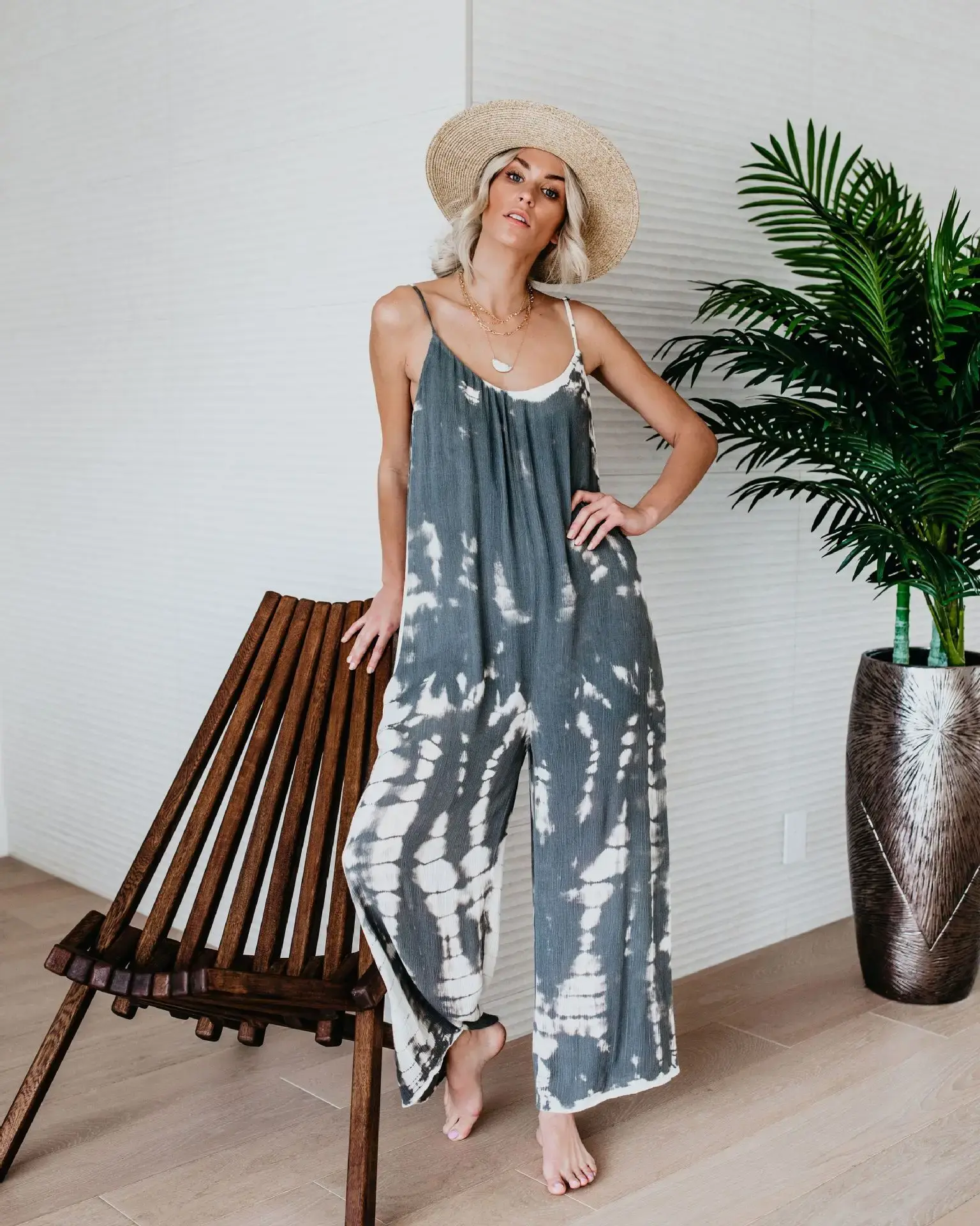 Women's Jumpsuit 2023 New Women's Clothing Wholesale Russian European and