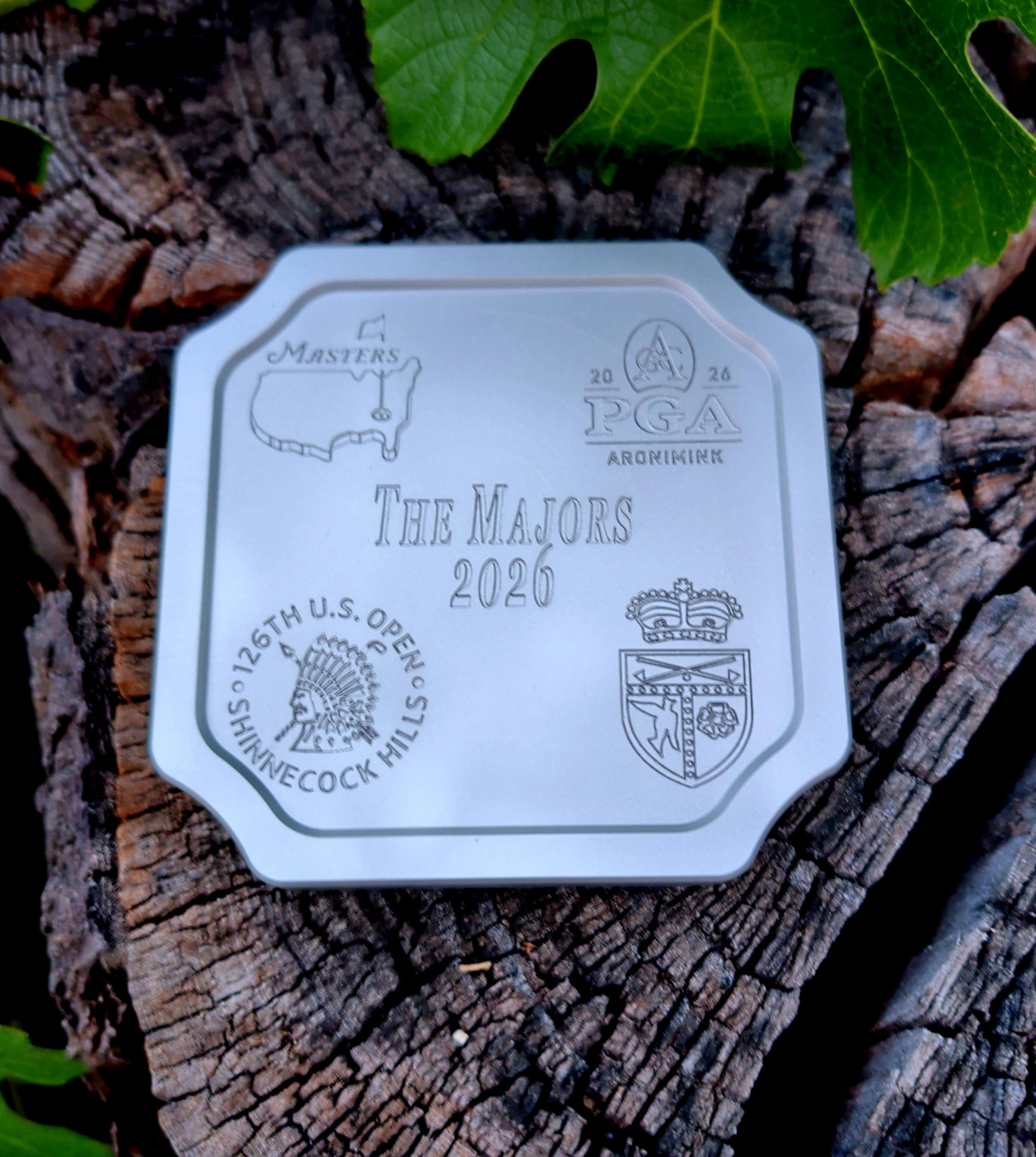 Rare Drop 1of8 "The Majors" Billet Aluminum Coaster