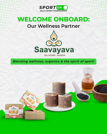 That’s why we’re grateful to be supported by Saavayava — a brand that champions clean, organic, and honest food. From cold-pressed juices to nutrient-packed snacks, they bring back what most of us grew up with: Wholesome food, grown right, without shortcuts. In a world of energy drinks and fast fixes, they remind us that healthy eating = healthy mindset = sustainable play.