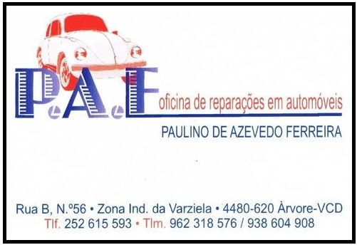 P.A.F. PAULINO DE AZEVEDO PEREIRA