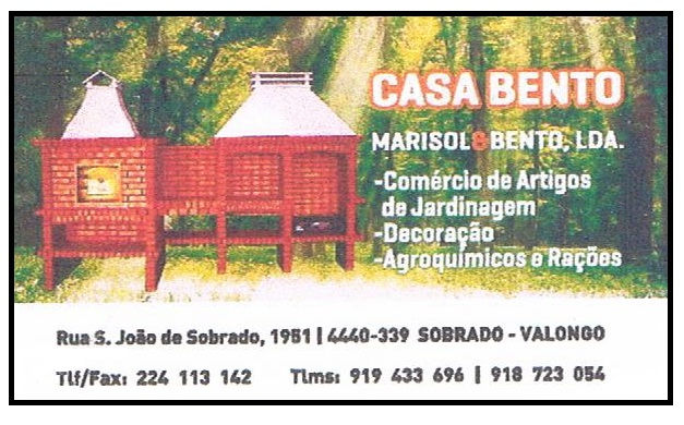 CASA BENTO | Marisol & Bento Lda