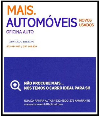 MAIS AUTOMÓVEIS