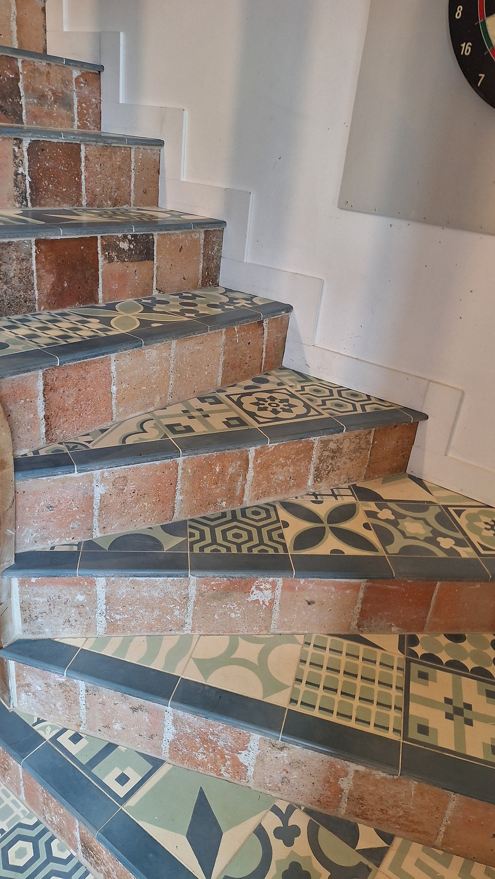 Carreaux de ciment patchwork Bégrolles en Mauges