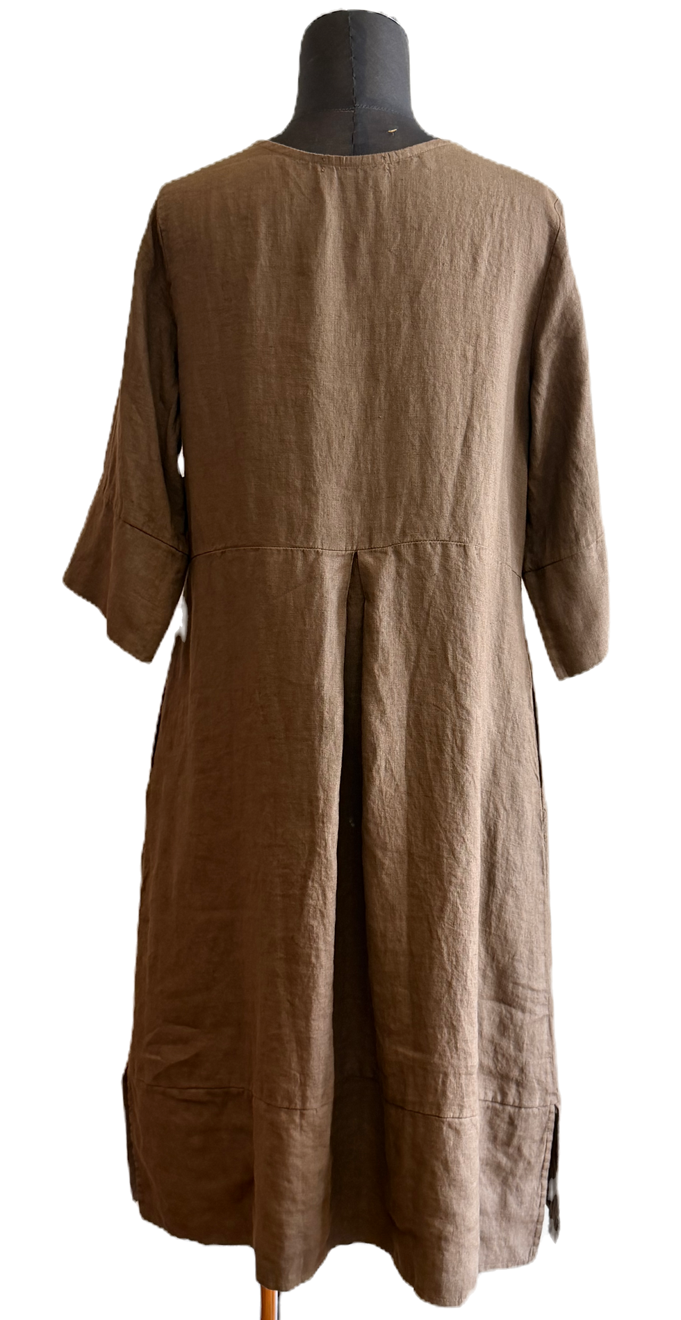 Thumbnail: Blueberry Ikos Linen Dress 26278