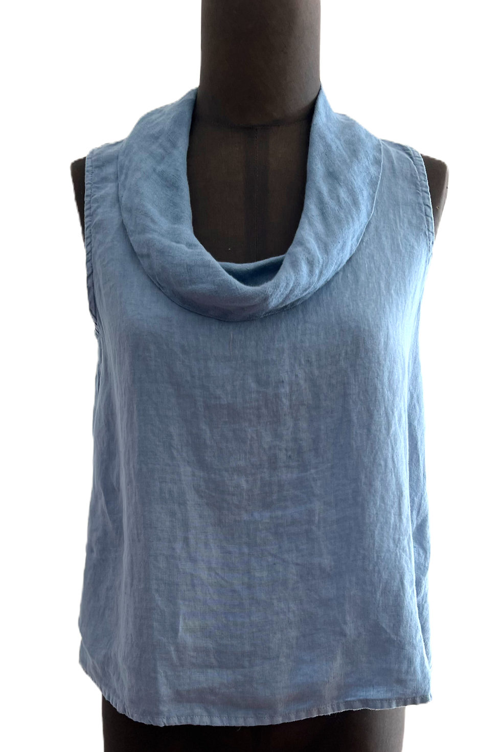 Thumbnail: Blueberry Calilo Linen Top 9566
