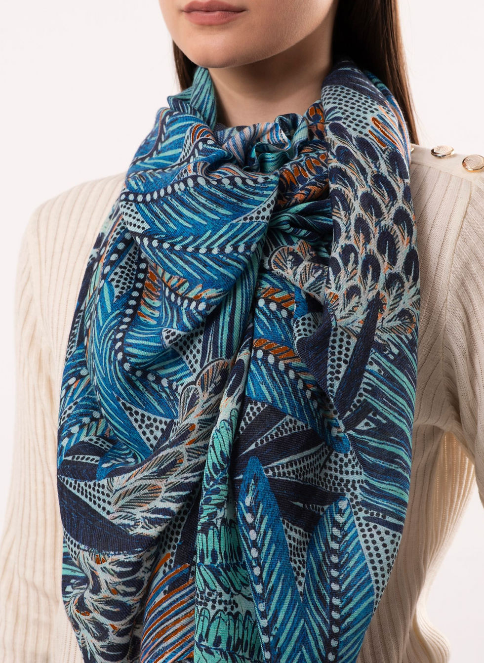 D Lux Miagi Botanical Scarf