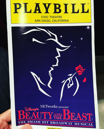 My first Broadway show I ever saw was Disney's Beauty and the Beast. 