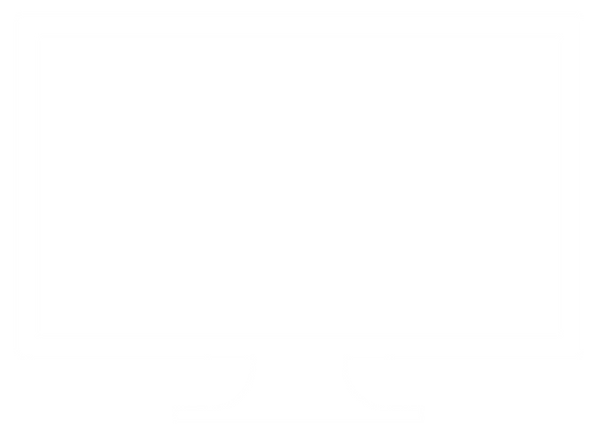 Computer Screen Frame WHITE TRANSPARENT