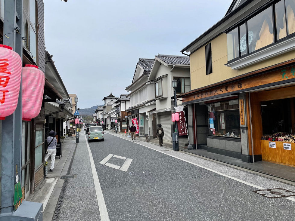 "Mameda-machi", Hita City, Oita Prefecture, still retains what it used to be.