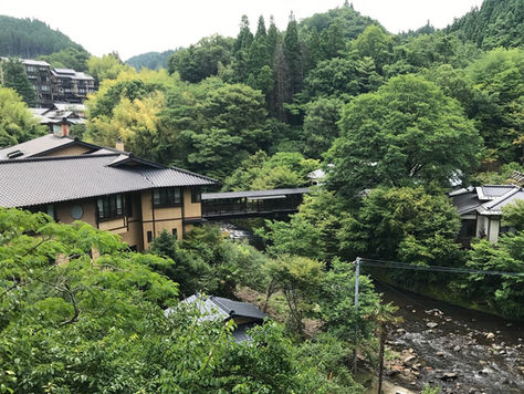 "Kurokawa-onsen" in Oguni Town, Kumamoto Prefecture, is a notable hot spring resort in Japan.