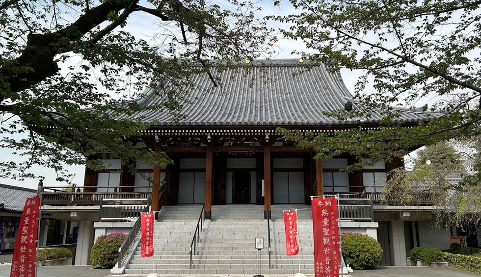 Denzuin Buddhist Temple in Bunkyo-ku, Tokyo, is one of the family temples of the successive Tokugawa shoguns.