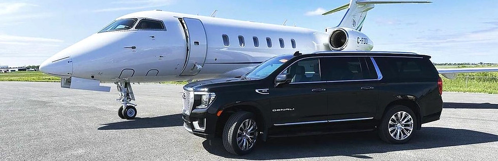 Titan Premier Limos luxury SUV providing private airport transportation in Charlotte, NC.