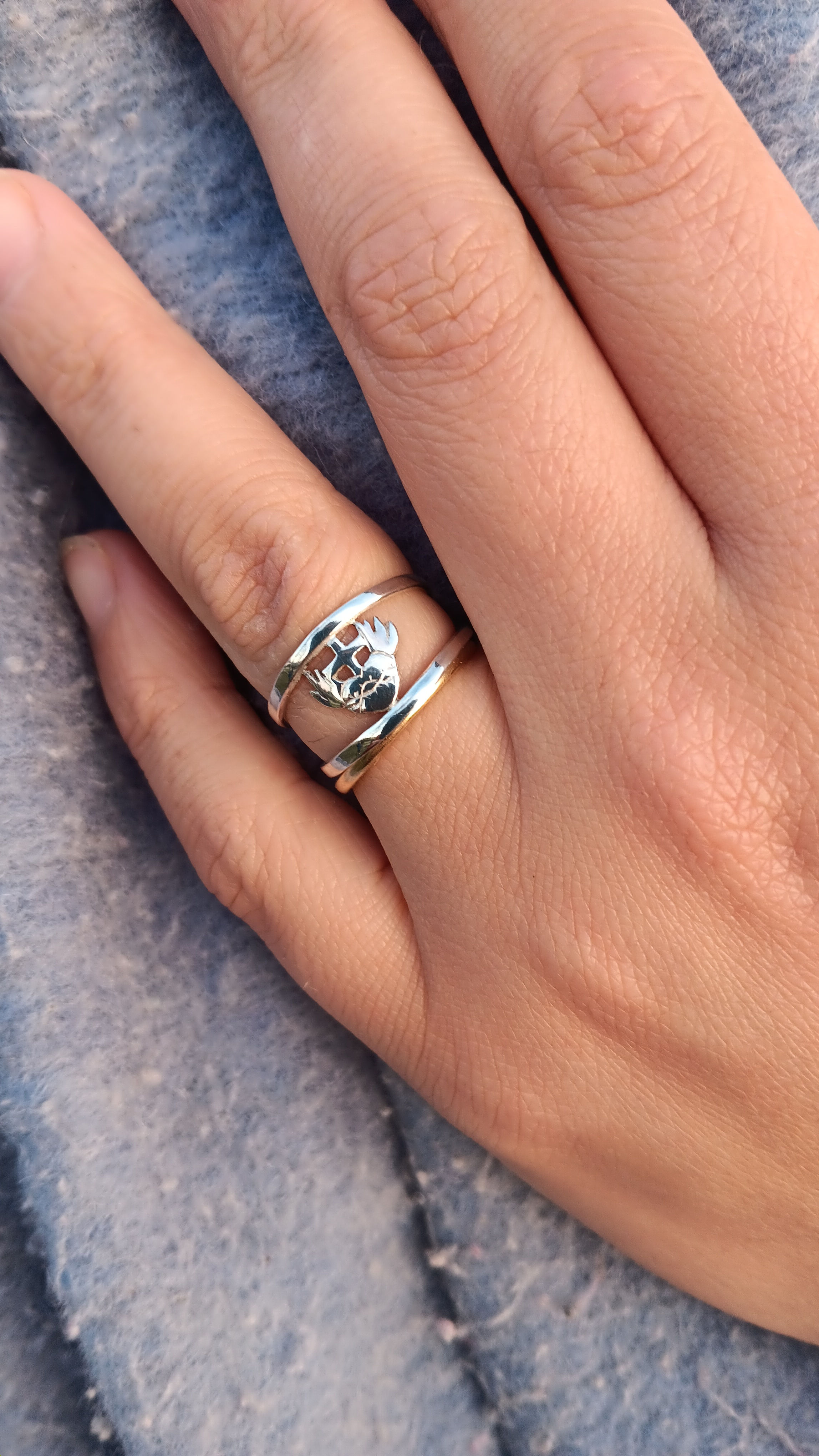 Bague Coeur sacré