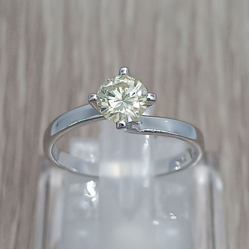 Thumbnail: 0.57 Carat Diamond Twist Engagement Ring
