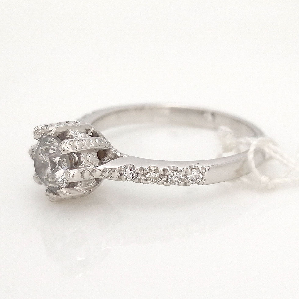 Thumbnail: 0.66 Total Carat Diamond Basket Setting