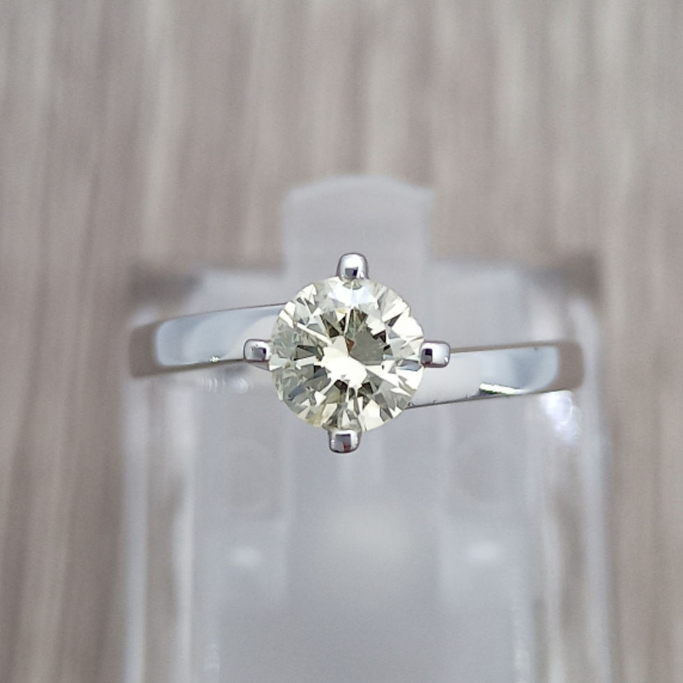 Thumbnail: 0.57 Carat Diamond Twist Engagement Ring