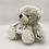 Thumbnail: Grey teddy bear with tag on white background Wheat Toys