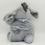 Thumbnail: Gray elephant plush toy with a striped bow, Wheat Toys