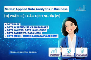 [11] Phân biệt: Database, Data Warehouse, Data Mart, Data Lake, Data Lakehouse, Data Mesh P1