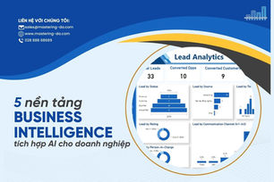 5 nền tảng Business Intelligence tích hợp AI mới nhất