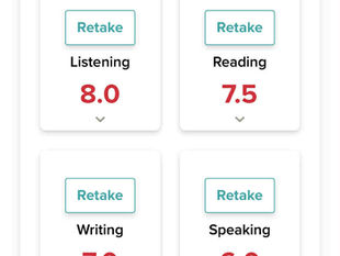 Điểm của các bạn học sinh cấp tốc hè