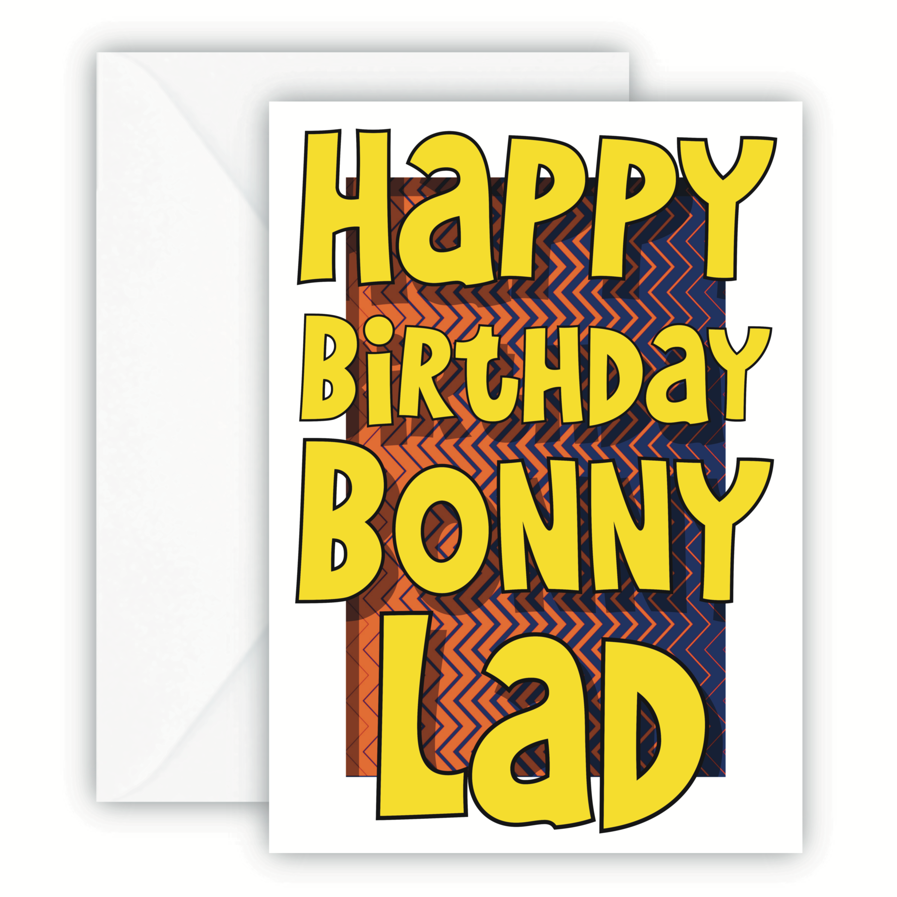 Happy Birthday Bonny Lad card