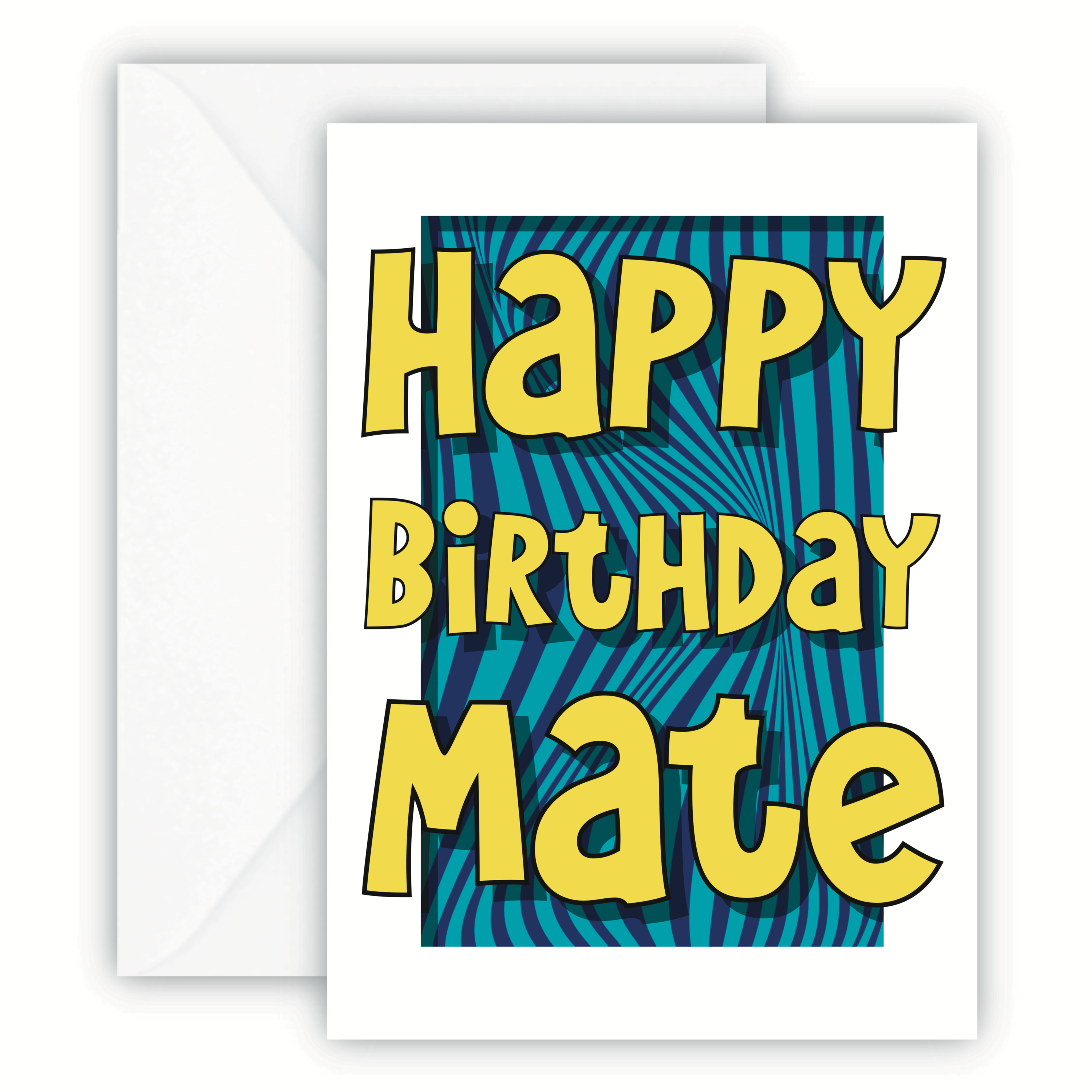 Happy Birthday Mate card