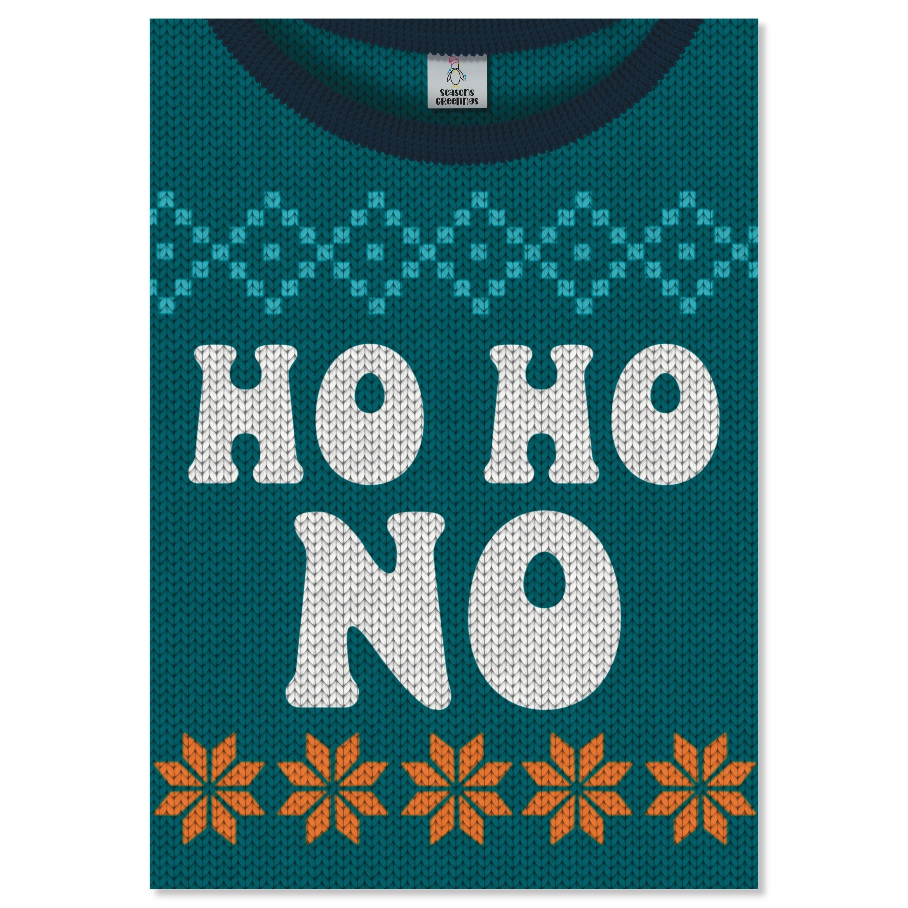 “Ho Ho No” Christmas Jumper Card
