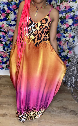 knee length dresses for ladies Escape To Paradise Maxi Dress