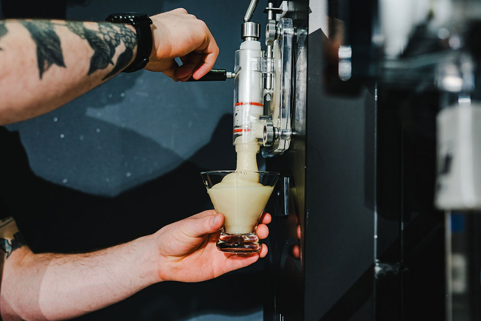 frozen drink dispensing from taylor frozen beverage machine