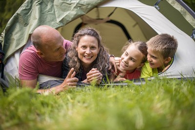 Trekking-Camp Steinbruch