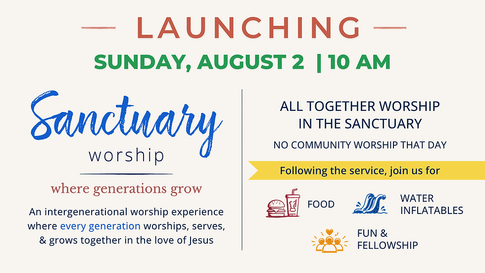 Sanctuary Worship Launch Celebration