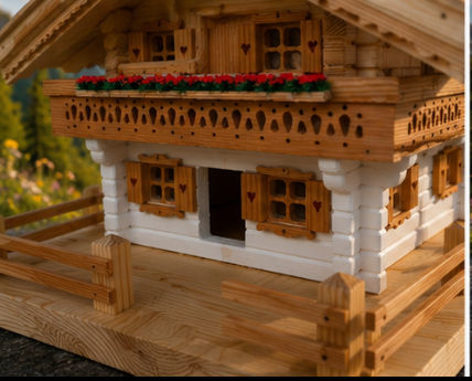 Miniaturbild: Vogelhaus Tiroler Bauernhaus