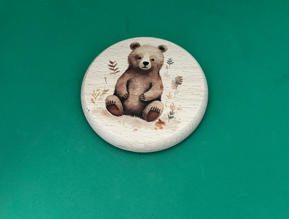 Miniaturbild: Glasabdeckung Bär