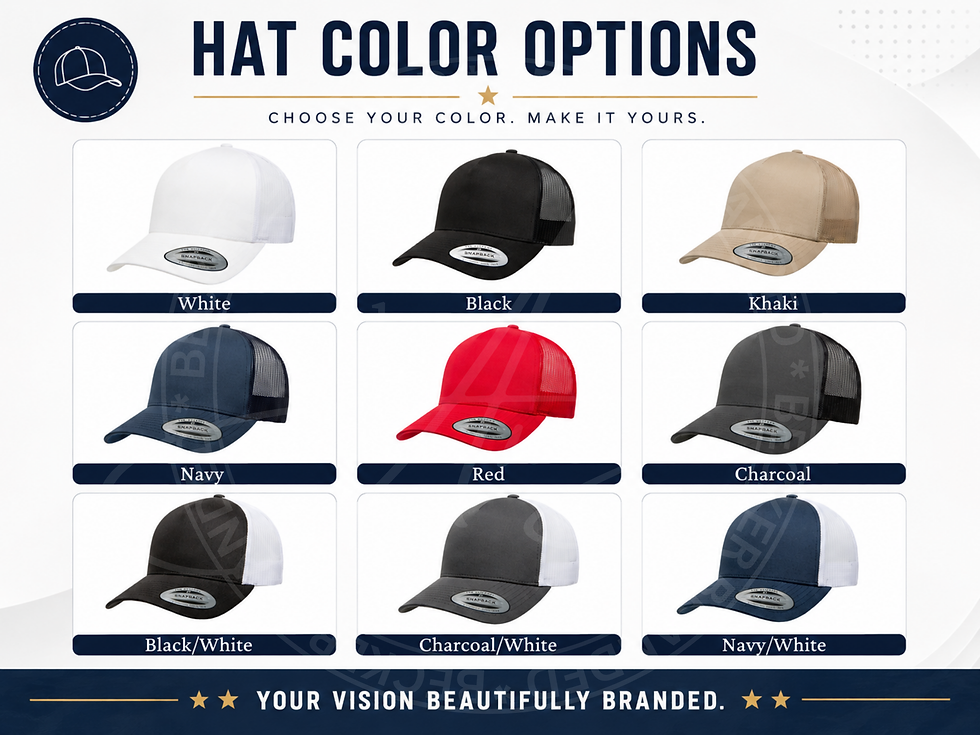 Thumbnail: Classic Script Monogram Snapback Hat – Custom Embroidered Initials