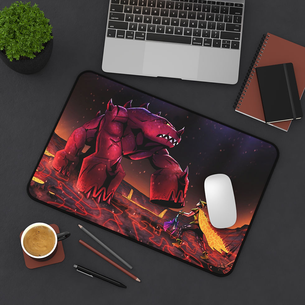 Thumbnail: OSRS - TzTok Jad - Mouse Pad: Old School Runescape Gaming Desk Mat