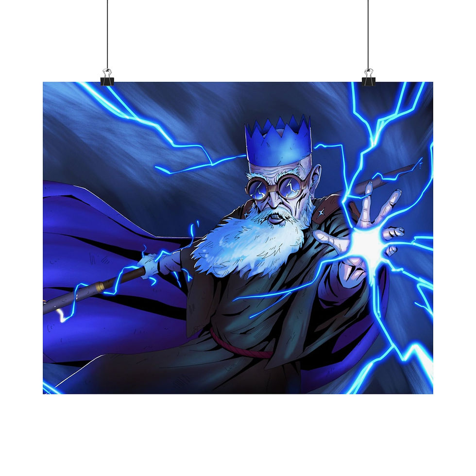 Thumbnail: OSRS - The Wise Old Man - Print: Old School Runescape Wall art poster