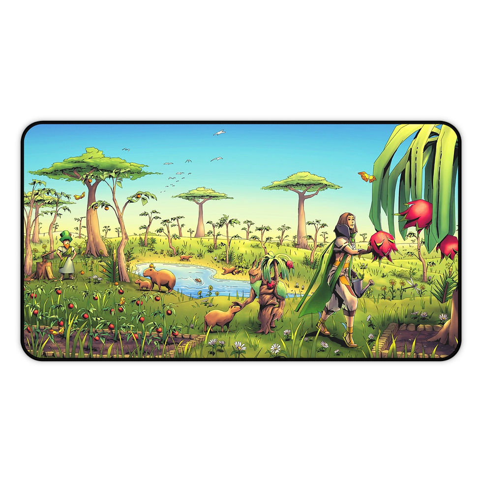 Thumbnail: OSRS Farming (Female) - Mouse Pad: Old School Runescape Gaming Desk Mat