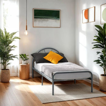 Metal frame bed/Furniture World/Selby/Harroagte