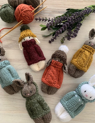 Pocket Buddies No2 - Knitting Pattern | French Lavender Home