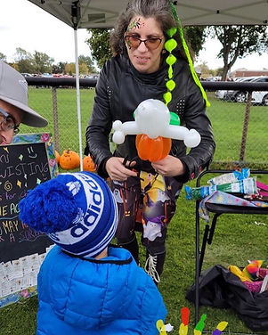 Balloon twister at a local festival