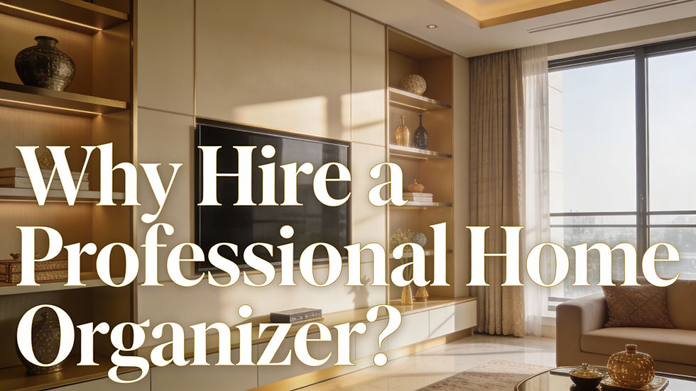 Why Hire a Professional Home Organizer in Delhi: Benefits & Results