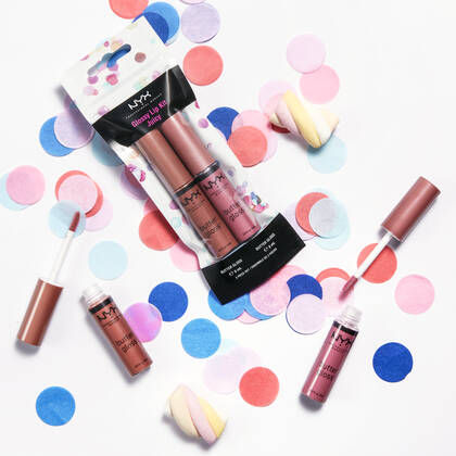 SET DE MAQUILLAJE DE LABIOS GLOSSY JUICY