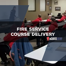 Fire Service Course Delivery