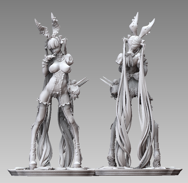 サムネイル： 『​ALICE / ​Nighthawks』 STL file for 3D printing