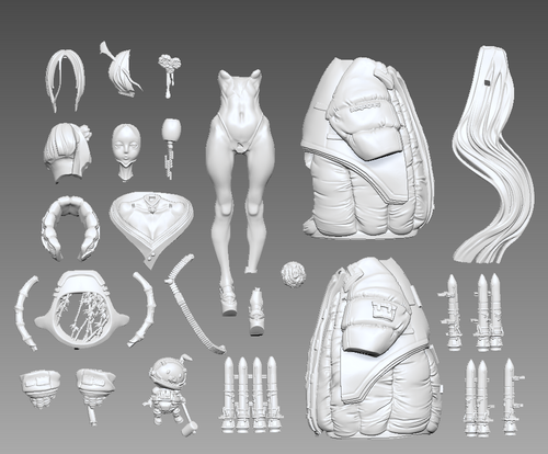 KAGUYA/逃避 (未塗装未組み立てガレージキット) | 産婦人科M.WEB